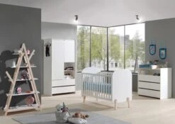 Babybed Kiddy 60x120 - Wit -Kinderkamer Meubelen KICOBB03 95fb scaled