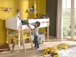 Halfhoogslaper Kiddy - Wit -Kinderkamer Meubelen KIHS9014 04 df48