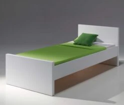 Kinderbed Lara 90x200 Cm - Wit -Kinderkamer Meubelen LABE9014 ee65