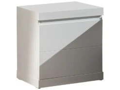 Nachtkastje Lara Met Opbergruimte - Wit -Kinderkamer Meubelen LANA 5aea