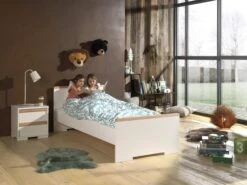 Bed London 90x200 - Wit -Kinderkamer Meubelen LDCO1514 02 dc3f
