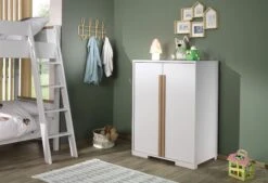 Hoogslaper London 90x200 Met Kast - Wit -Kinderkamer Meubelen LDCO1714 08 e547