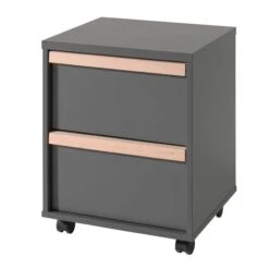 Hoogslaper London 90x200 Met Kast, Bureau En Ladeblok - Antraciet -Kinderkamer Meubelen LDCO1980 07 ae55