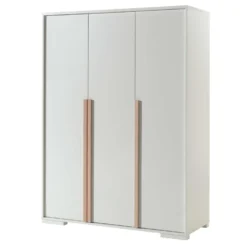 Kledingkast London 146cm Met 3 Deuren - Wit 15 Kledingkast London 146cm Met 3 Deuren - Wit -Kinderkamer Meubelen LDKL1314 01 INF 1c2c