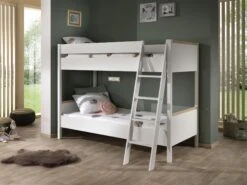 Stapelbed London 90x200 - Wit -Kinderkamer Meubelen LDSB9014 02 50e4