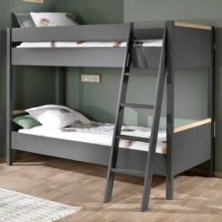 Stapelbed London 90x200 - Antraciet