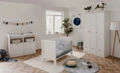 Commode Landwood 120cm Met Luierplank - Wit -Kinderkamer Meubelen Landwood Babyzimmer Ambiente 66B 8218