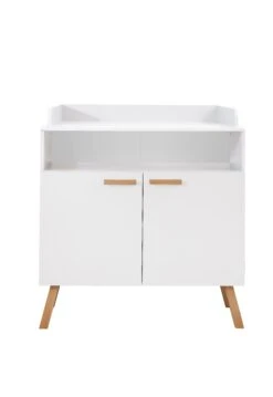 Luiertafel Met Opbergruimte Mats | 96 X 78 X 105 Cm | Wit -Kinderkamer Meubelen Mats BZ 1976 630 01 frontal Freisteller 20210420 759b