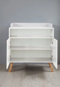 Luiertafel Met Opbergruimte Mats | 96 X 78 X 105 Cm | Wit -Kinderkamer Meubelen Mats BZ 1976 630 01 frontal ge f 20210420 ba7a