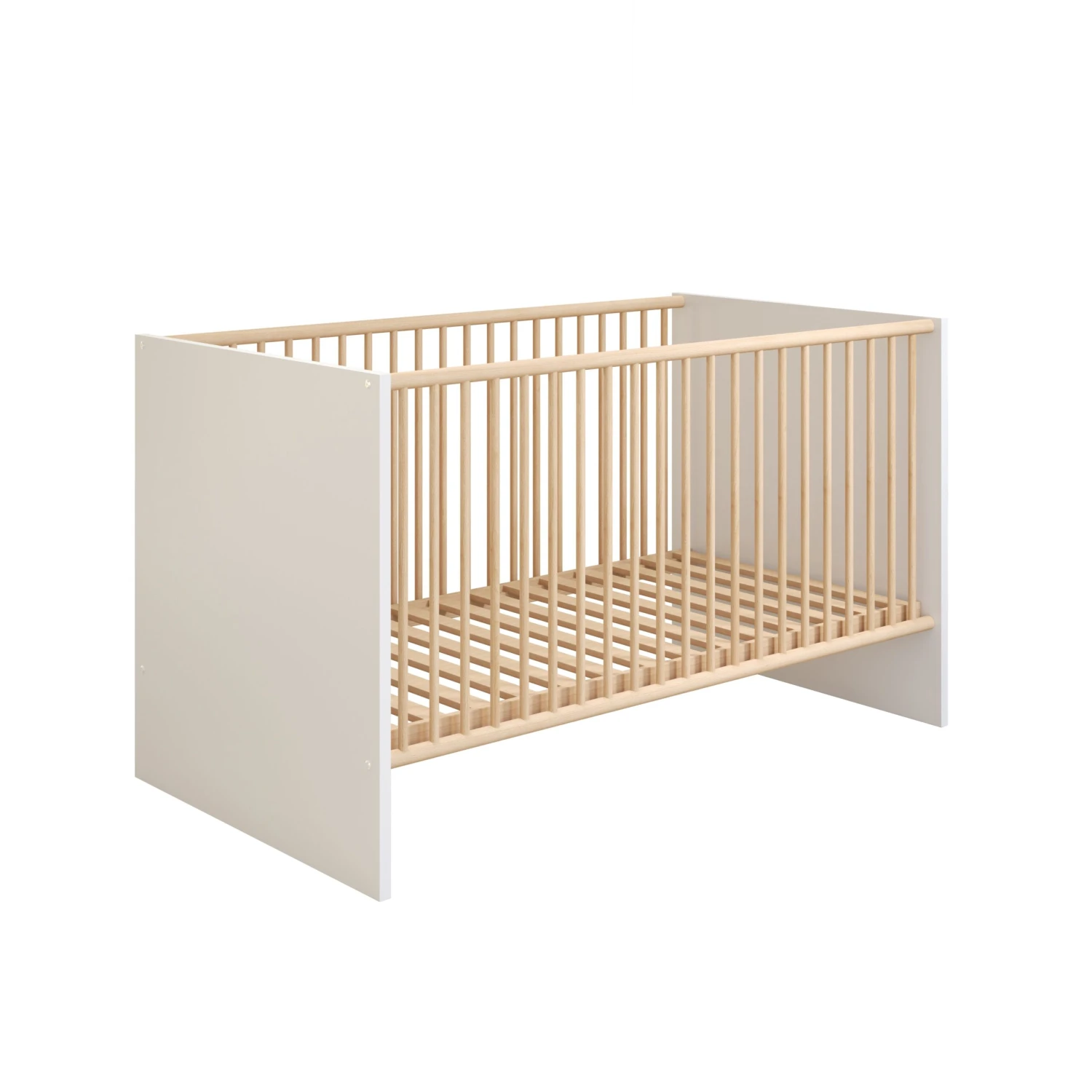 Babybed Mats | 144 X 78 X 83 Cm | Bruin-wit Decor - Afbeelding 12