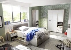 Nachtkastje Petrus Met 1 Lade - Wit/drijfhout -Kinderkamer Meubelen Moon Milieu 2 58 320 O4 22 320 O4 38 320 O4 35 320 O4 317f scaled