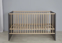 Babybed Mats | 144 X 78 X 83 | Grijs-bruin Decor -Kinderkamer Meubelen Naamloos 1 3c7f