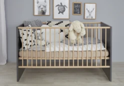 Babybed Mats | 144 X 78 X 83 | Grijs-bruin Decor -Kinderkamer Meubelen Naamloos ac9a