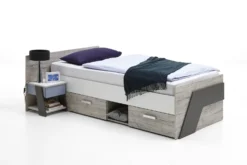 FMD Nachtkastje Nano Met Achterwand - Grijs/blauw/eik -Kinderkamer Meubelen Nona 1 3 fd9f scaled