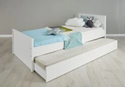 Uittrekbaar Bed Ole | 209 X 97 X 78 Cm | Wit
