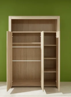 Garderobekast Kinderkamer Olivia | 130 X 54 X 186 Cm | Sägerau Light Oak 9 Garderobekast Kinderkamer Olivia | 130 X 54 X 186 Cm | Sägerau Light Oak -Kinderkamer Meubelen Olivia BZ 1553 613 45 frontal ge f 20190307 3d7e scaled