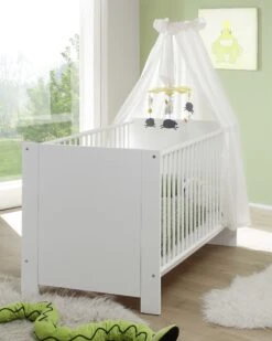 Babybed Olivia/Julie | 143 X 78 X 83 Cm | Wit -Kinderkamer Meubelen Olivia BZ 1553 620 01 dynamisch D Himmel 20150615 e0ed