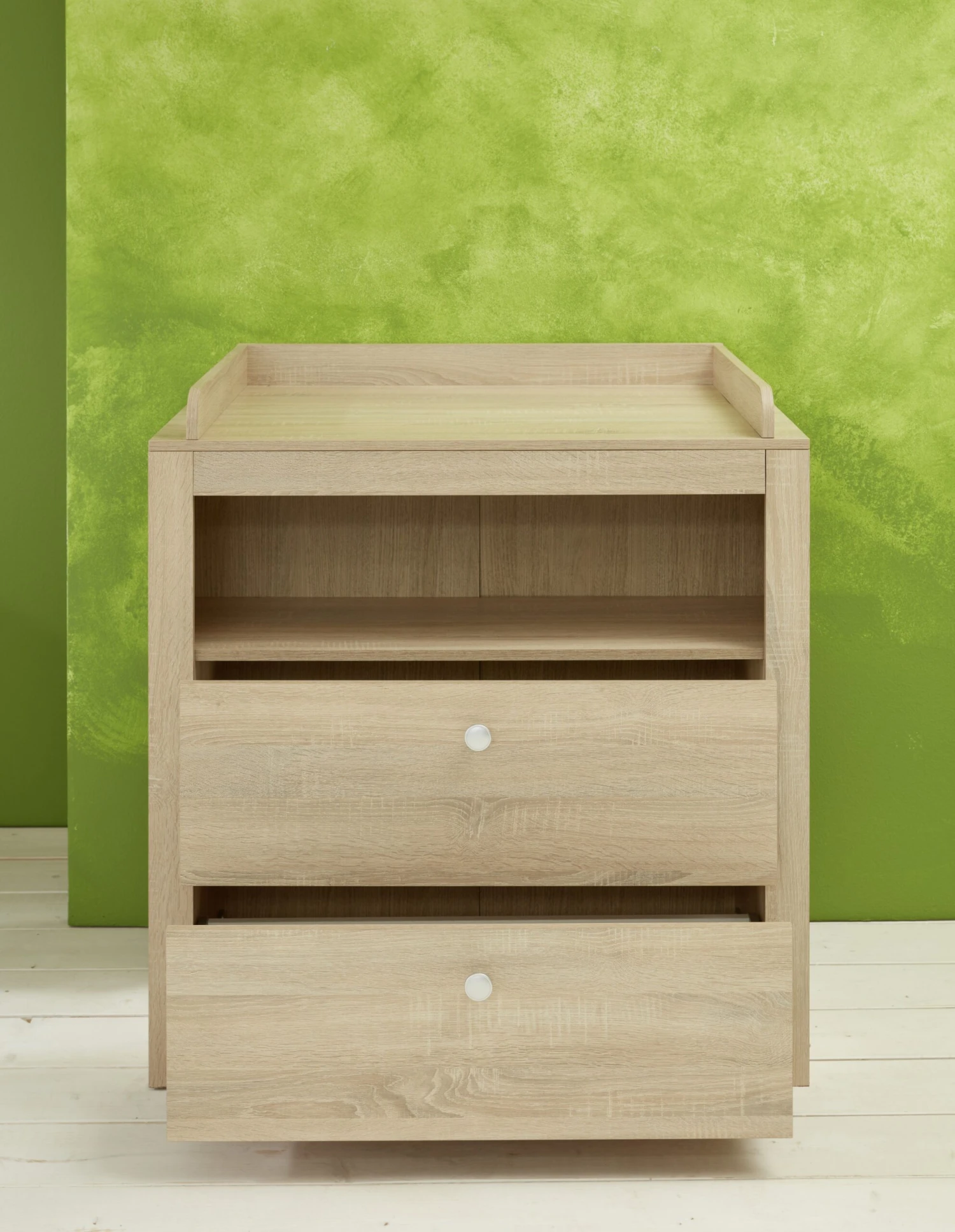 Luiertafel Met Opbergruimte Olivia | 96 X 69 X 104 Cm | Light Oak Melamine 6 Luiertafel Met Opbergruimte Olivia | 96 X 69 X 104 Cm | Light Oak Melamine - Afbeelding 6