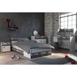 Kinderkamerset Fabric | Kinderbed, Nachtkastje, Commode, Bureau