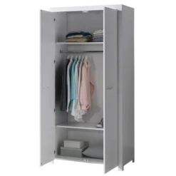 Kinderkamercombinatie Erik 10 (incl.lattenbodem)-wit -Kinderkamer Meubelen Ontwerp zonder titel 13 bd08