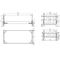 Kinderkamercombinatie Erik 18-wit -Kinderkamer Meubelen Ontwerp zonder titel 22 6069