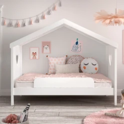 Open Bedhuisje Amori 90x200 Cm Met Uitvalbeveiliging - Wit