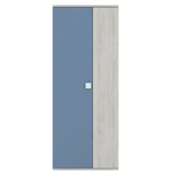 Kledingkast Bo0 Met 2 Legplanken, Kledingroede En Vierkante Deurgreep - Grenen/blauw 15 Kledingkast Bo0 Met 2 Legplanken, Kledingroede En Vierkante Deurgreep - Grenen/blauw -Kinderkamer Meubelen Ontwerp zonder titel 72 2487