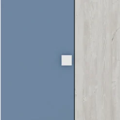 Kledingkast Bo0 Met 2 Legplanken, Kledingroede En Vierkante Deurgreep - Grenen/blauw 13 Kledingkast Bo0 Met 2 Legplanken, Kledingroede En Vierkante Deurgreep - Grenen/blauw -Kinderkamer Meubelen Ontwerp zonder titel 73 8d21