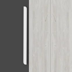 Kledingkast Bo0 Met 2 Legplanken, Kledingroede En Langwerpige Deurgreep - Grenen/antraciet 11 Kledingkast Bo0 Met 2 Legplanken, Kledingroede En Langwerpige Deurgreep - Grenen/antraciet -Kinderkamer Meubelen Ontwerp zonder titel 96 8613