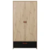 Kledingkast Liam 102cm Met 2 Deuren & 1 Lade - Artisan Eik