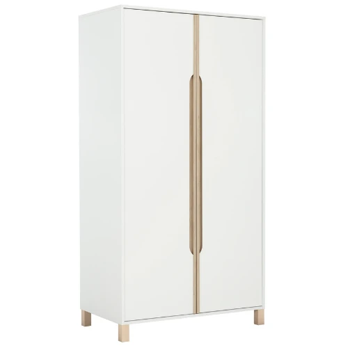 Kledingkast Mia 2 Deuren - Wit 1 Kledingkast Mia 2 Deuren - Wit