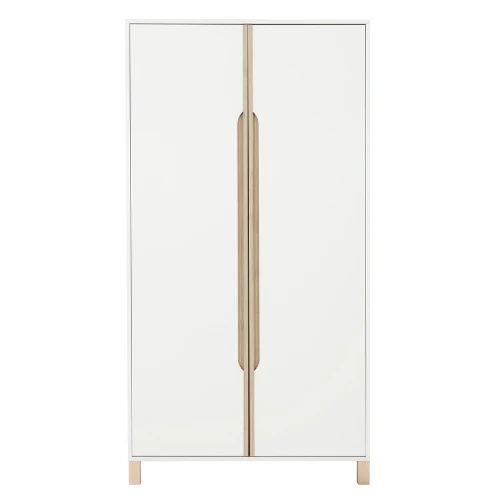 Kledingkast Mia 2 Deuren - Wit 3 Kledingkast Mia 2 Deuren - Wit - Afbeelding 3