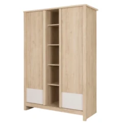 Kledingkast Otto 2 Deuren 5 Nissen - Kastanje -Kinderkamer Meubelen Ontwerp zonder titel 2022 07 07T164726.146 3114