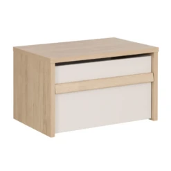 Kinderbankje Otto Met Lade - Kastanje/wit -Kinderkamer Meubelen Ontwerp zonder titel 2022 07 07T165408.464 5772