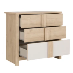 Commode Otto 3 Lades - Kastanje/wit 9 Commode Otto 3 Lades - Kastanje/wit -Kinderkamer Meubelen Ontwerp zonder titel 2022 07 07T165912.215 e647