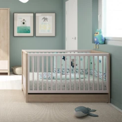 Babybed Otto 70x140 - Kastanje