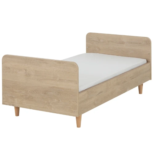 Bedzijdes Maron 140 Cm - Eik 2 Bedzijdes Maron 140 Cm - Eik - Afbeelding 2