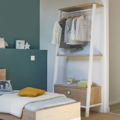 Kledingrek Ciana 1 Lade - Eik/wit