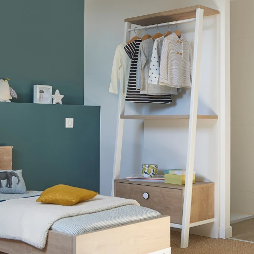 Kledingrek Ciana 1 Lade - Eik/wit 1 Kledingrek Ciana 1 Lade - Eik/wit