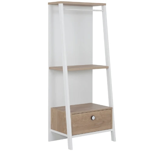 Kledingrek Ciana 1 Lade - Eik/wit 9 Kledingrek Ciana 1 Lade - Eik/wit - Afbeelding 9