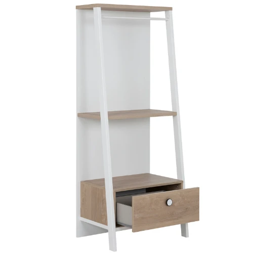 Kledingrek Ciana 1 Lade - Eik/wit 8 Kledingrek Ciana 1 Lade - Eik/wit - Afbeelding 8