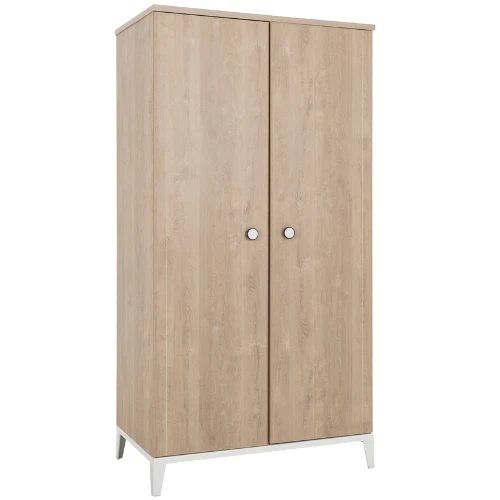 Kledingkast Ciana 2 Deuren - Eik 4 Kledingkast Ciana 2 Deuren - Eik - Afbeelding 4