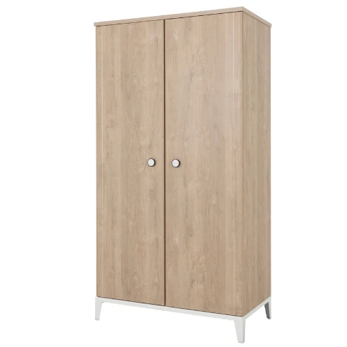 Kledingkast Ciana 2 Deuren - Eik 3 Kledingkast Ciana 2 Deuren - Eik - Afbeelding 3