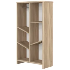 Opbergkast Binno 4 Legplanken 1 Roede- Eik/wit -Kinderkamer Meubelen Ontwerp zonder titel 2022 07 18T135211.344 57ef