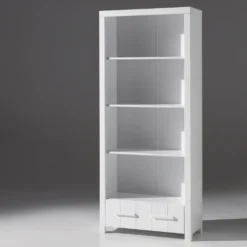 Boekenkast Erik Met Lade - Wit
