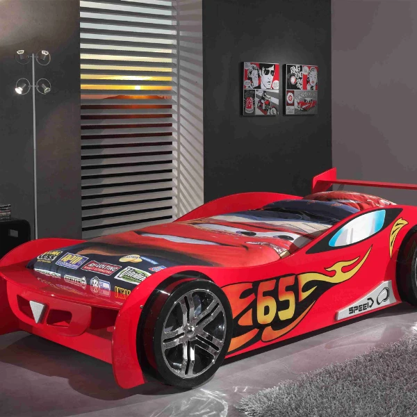 Autobed Le Mans - Rood 1 Autobed Le Mans - Rood