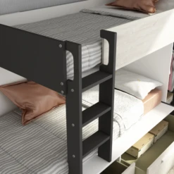 Stapelbed Fleur Met Kast & Lades - Grijs -Kinderkamer Meubelen Ontwerp zonder titel 2022 10 24T134306.111 e5af