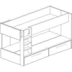 Stapelbed Fleur Met Bedlades - Grijs -Kinderkamer Meubelen Ontwerp zonder titel 2022 10 24T141019.275 1 972a