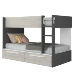 Stapelbed Fleur Met Bedlades - Grijs -Kinderkamer Meubelen Ontwerp zonder titel 2022 10 24T141441.161 6c8e