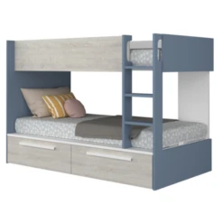 Stapelbed Fleur Met Bedlades - Blauw -Kinderkamer Meubelen Ontwerp zonder titel 2022 10 24T142126.110 eb52